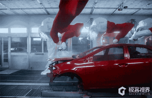 好莱坞摄影水准 揭秘汽车制造全过程的20张GIF图